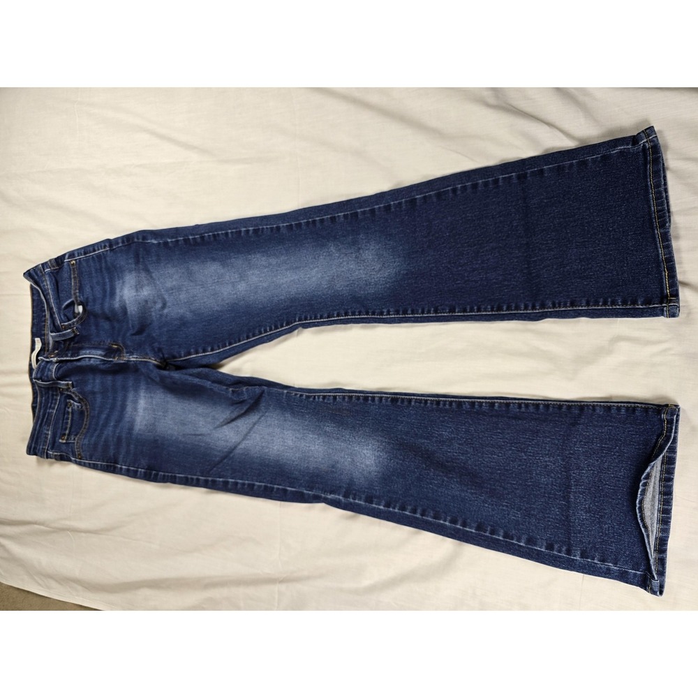 Levis 725 High Rise Bootcut Pants Womens 28 Blue Med Wash Stretch Jeans 28x30 - Picture 4 of 10